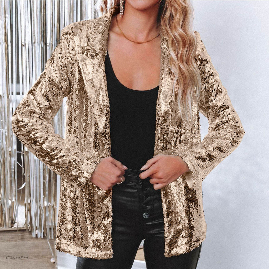 Maeve Sequined Blazer - Unisex in green