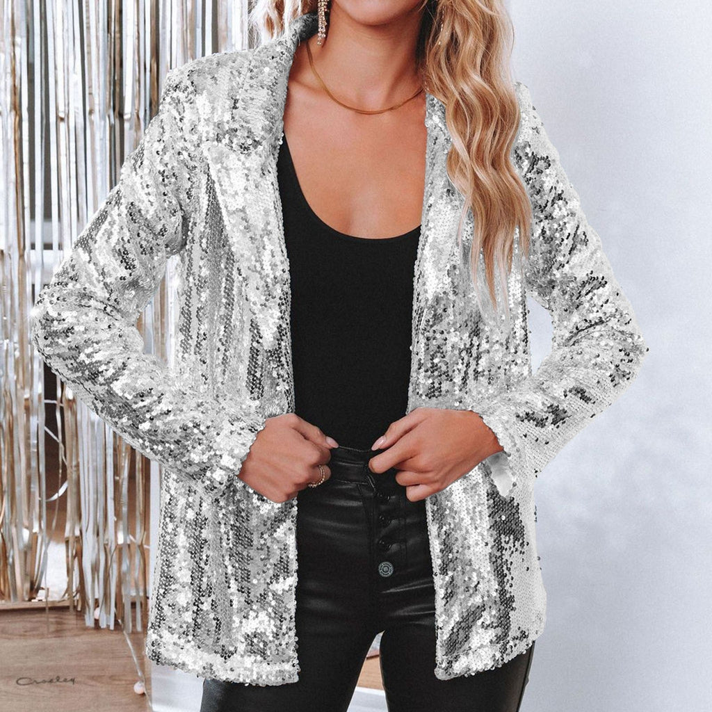 Maeve Sequined Blazer - Unisex in green