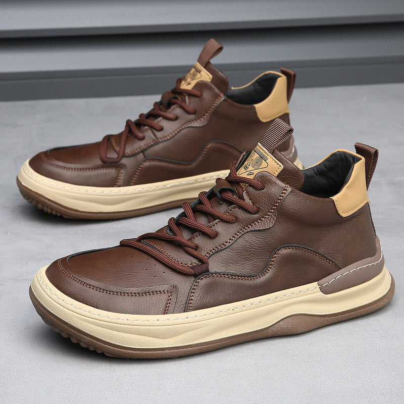 Marco Italiana Leather Sneakers - Men's in green