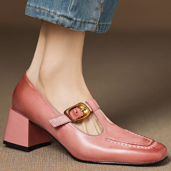 Marlowe Leather Heels - Women's