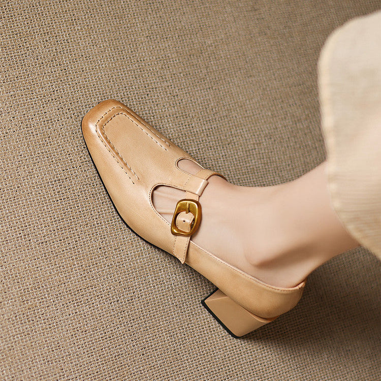 Marlowe Leather Heels - Women's