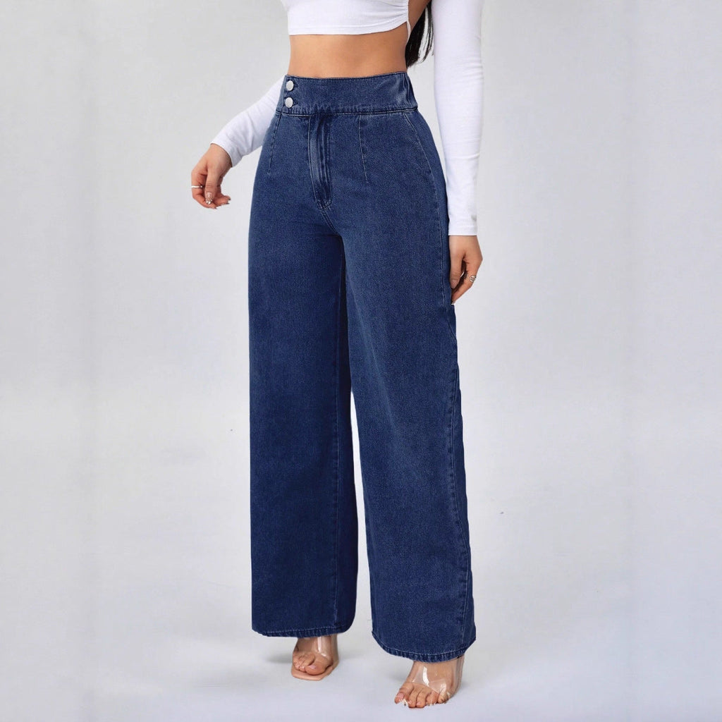 Celira High-Rise Jeans - Unisex in dark blue