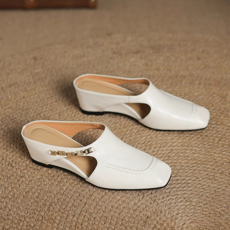 Hattie Leather Mules - Women's in pink