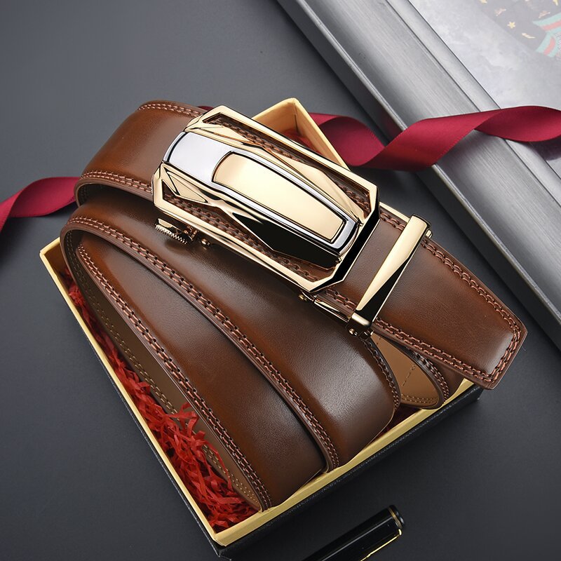Lawson Leather Belt - Men's in brown