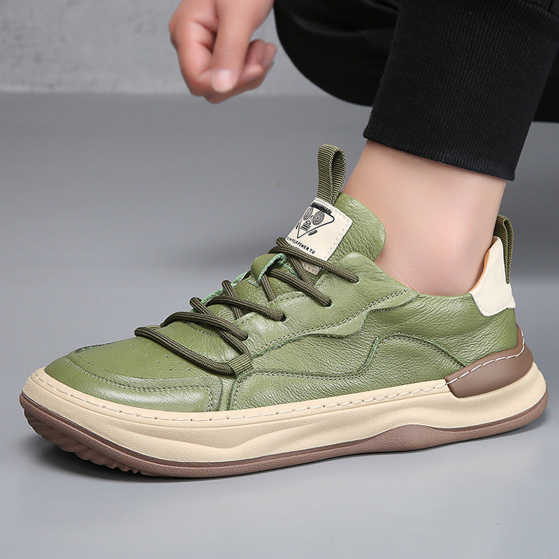 Noble Italiana Leather Sneakers - Unisex in white