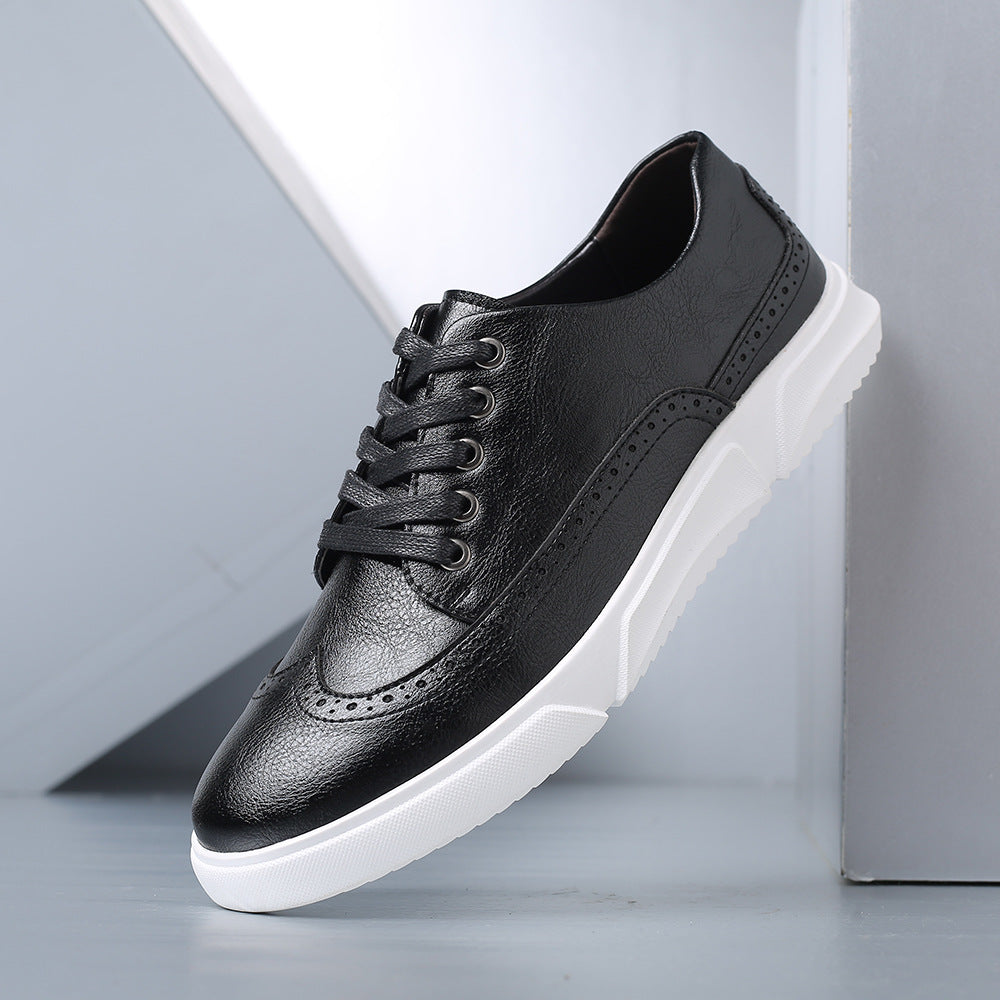 Harrington Leather Sneakers - Men's in light brown