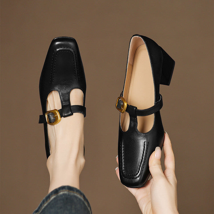 Marlowe Leather Heels - Women's in brown