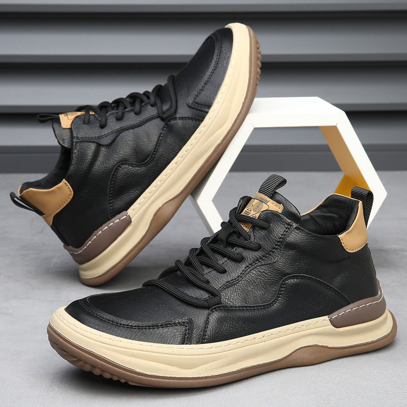 Alberti Leather Sneakers - Men's in green