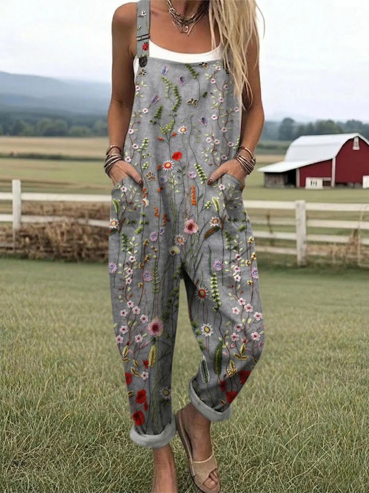 Jude Tailored Wide-Leg Jumpsuit - Women's in multicolor