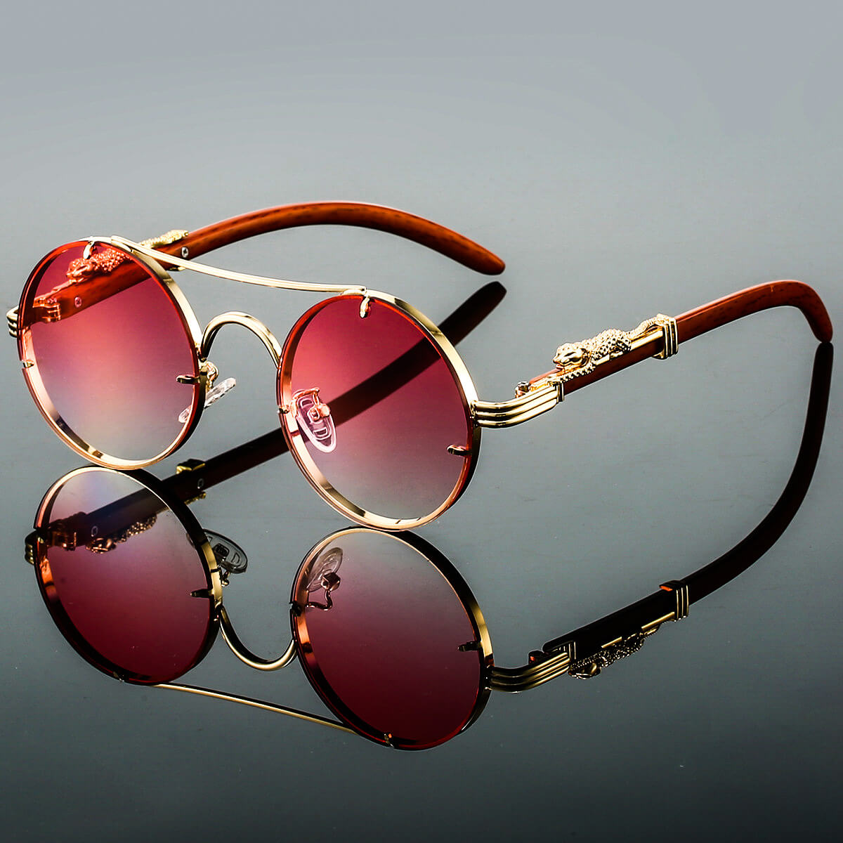 Orion Retro Sunglasses - Unisex in pink