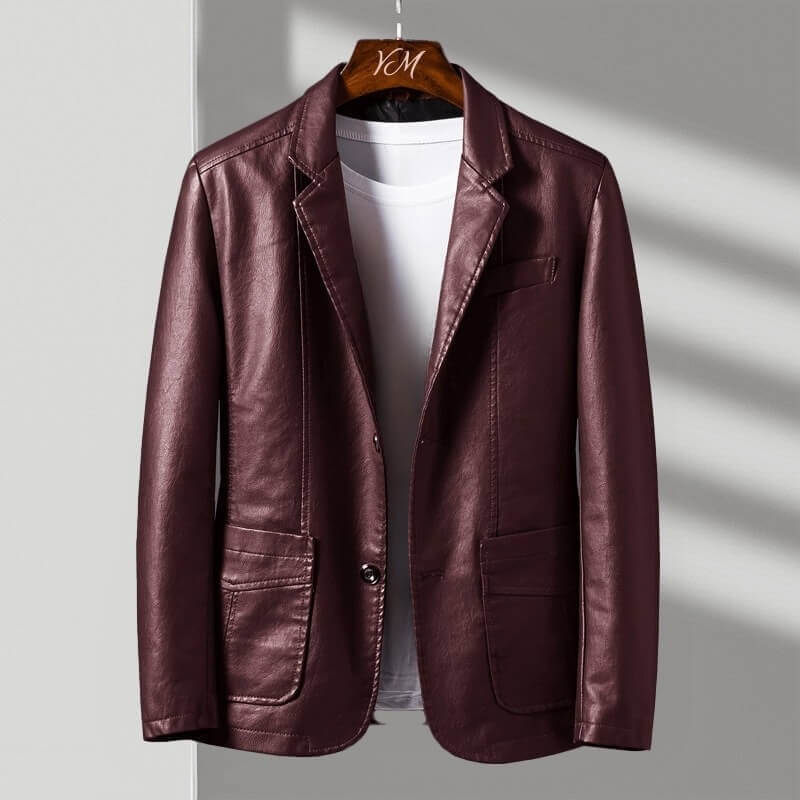 Luca Leather Jacket - Men's in brown