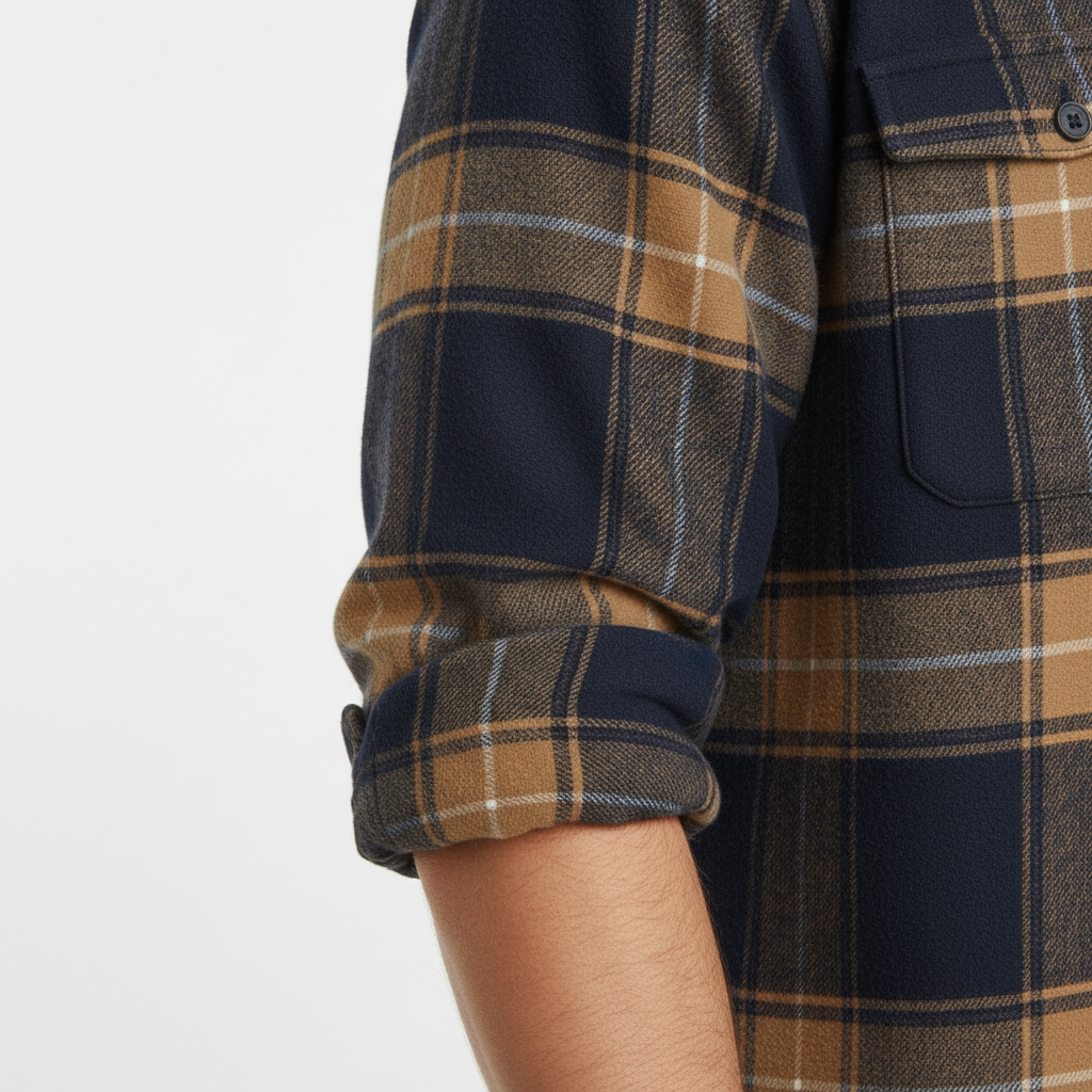 Fletcher Brushed Shirt - Men's in khaki