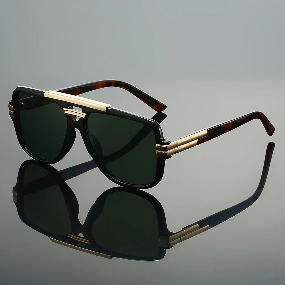 Aurelio Retro Sunglasses - Unisex in green