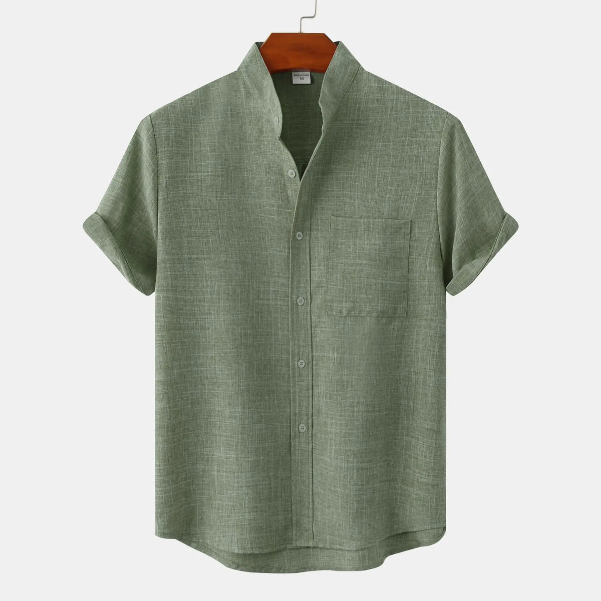 Marcelo Linen Shirt - Men's in black