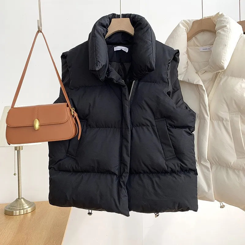 Elena Puffer Gilet - Unisex in khaki