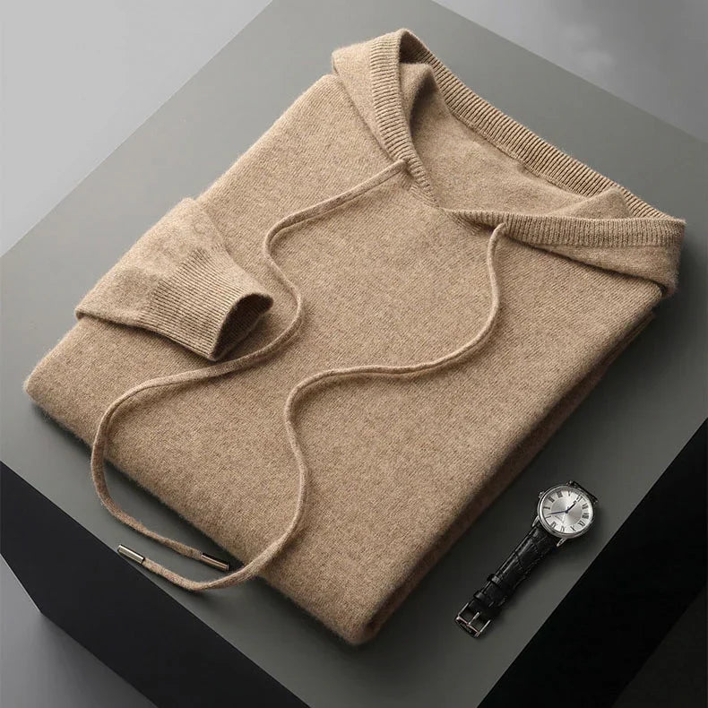 Cotton Jude Hoodie - Unisex in khaki