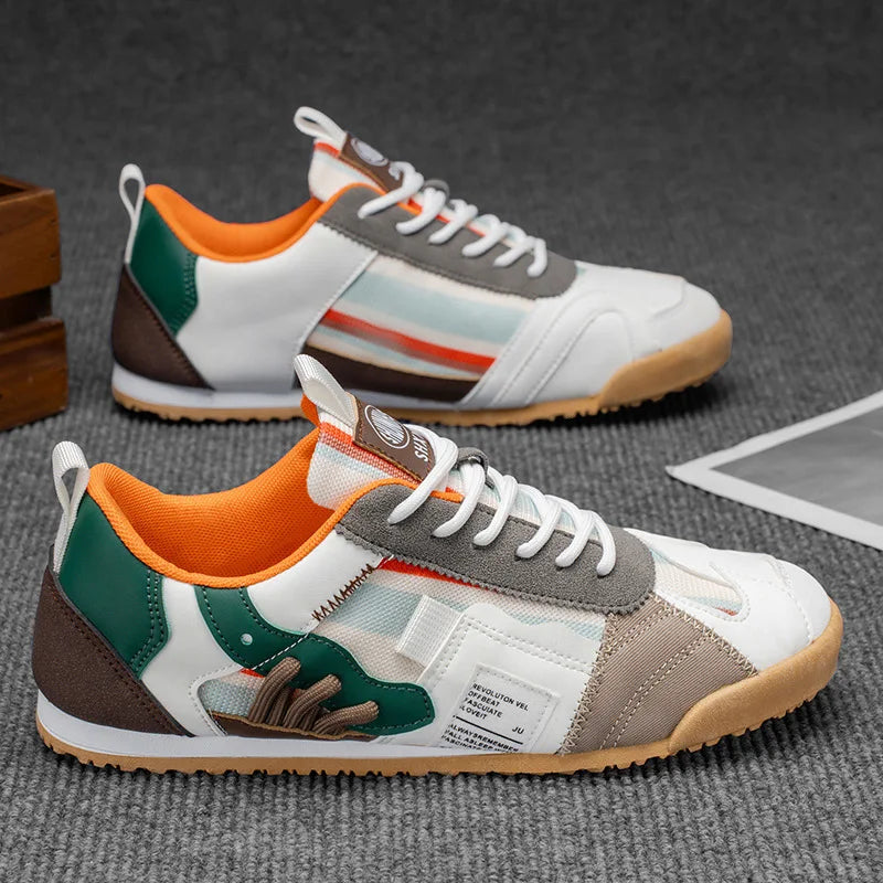 Lace Fairmont Sneakers - Men's in orange
