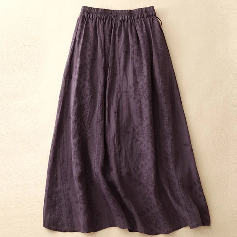 Margaux Floral Skirt - Women's in purple
