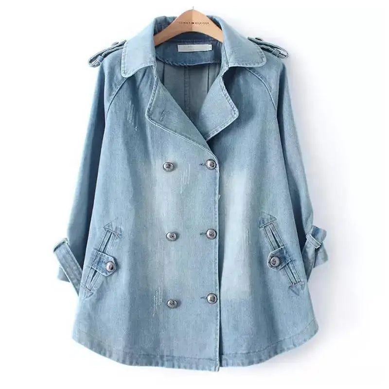 Everyday Denim Coat - Unisex in light blue