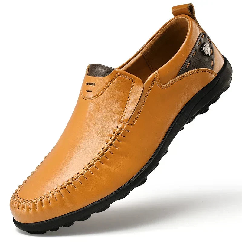 Langley Leather Loafers - Men's in black