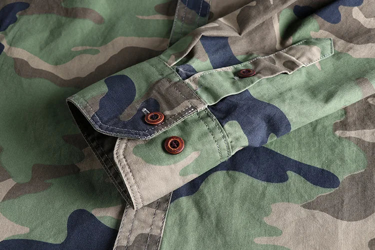 Kellan Camouflage Jacket - Unisex in brown