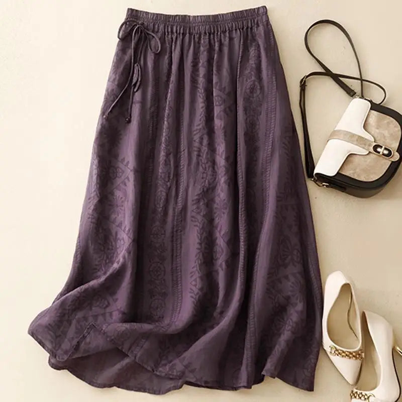 Margaux Floral Skirt - Women's in purple