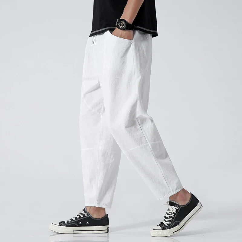 Kyoto Linen Shorts - Men's in blue