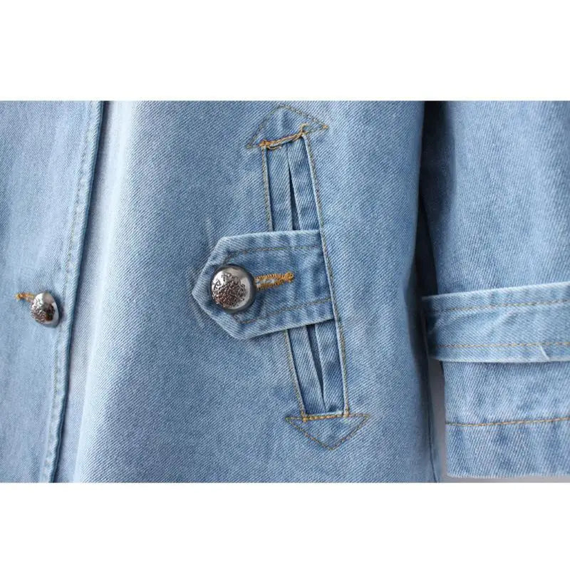 Everyday Denim Coat - Unisex in light blue