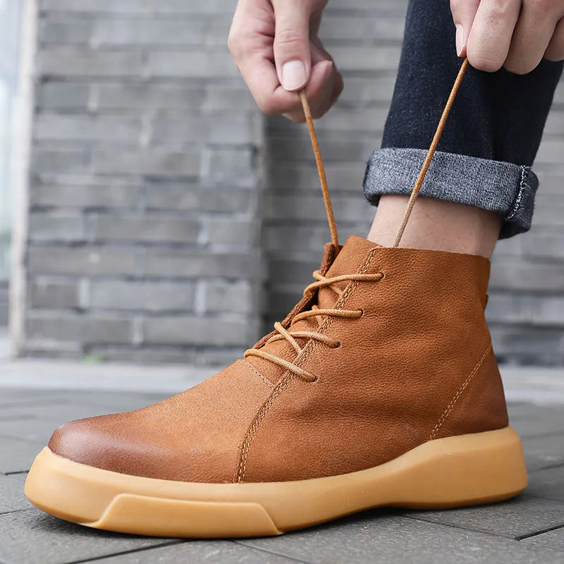 Kingsley Leather Shoes - Men's in brown
