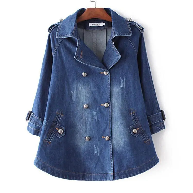 Everyday Denim Coat - Unisex in light blue