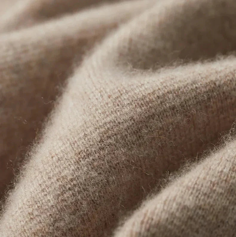 Pemberton Cashmere Cardigan - Unisex in beige