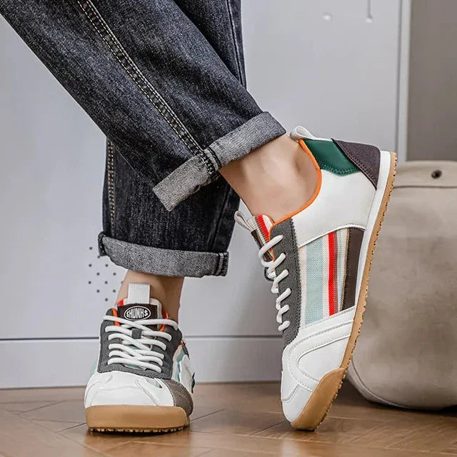 Lace Fairmont Sneakers - Men's in orange