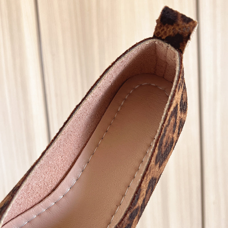 Kensington Leather Ballet Flats - Women's in dark brown