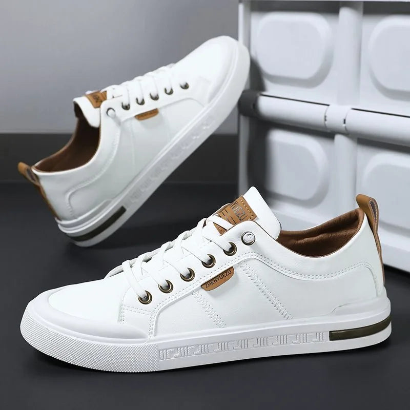 Leather Belnor Sneakers - Men's in brown