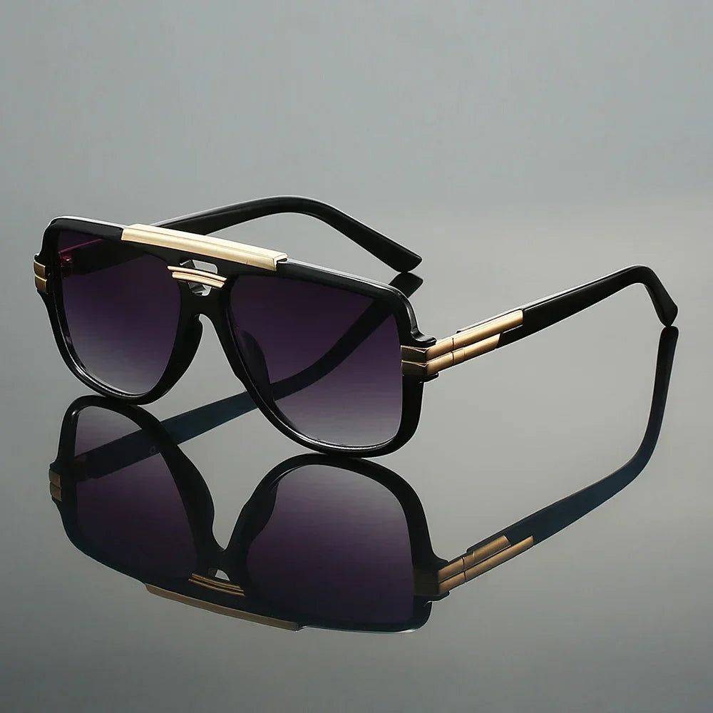 Aurelio Retro Sunglasses - Unisex in gray