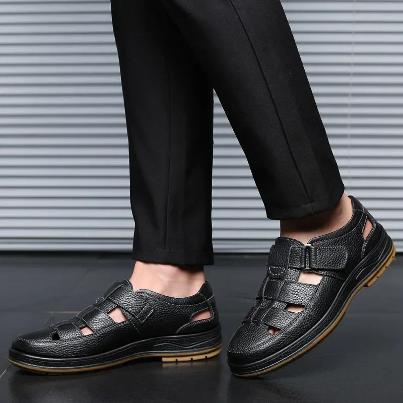 Caldwell Leather Sandals - Men's in brown