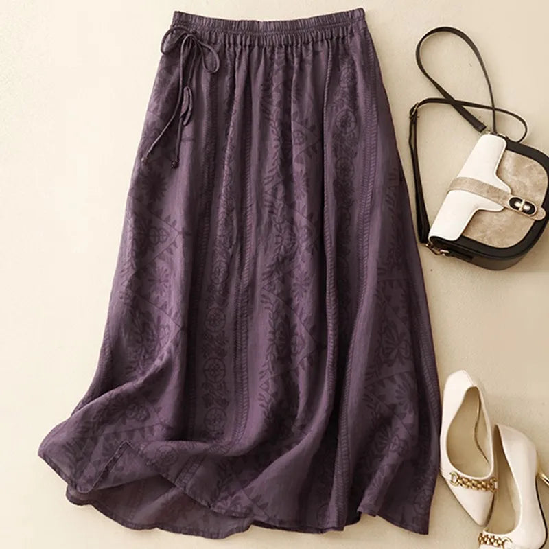 Margaux Floral Skirt - Women's in purple