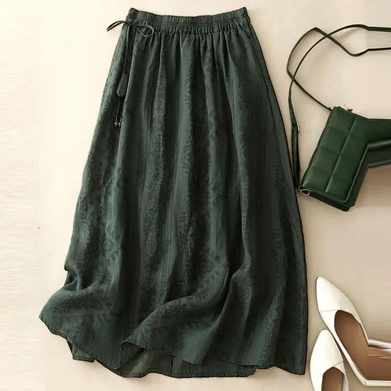 Margaux Floral Skirt - Women's in green