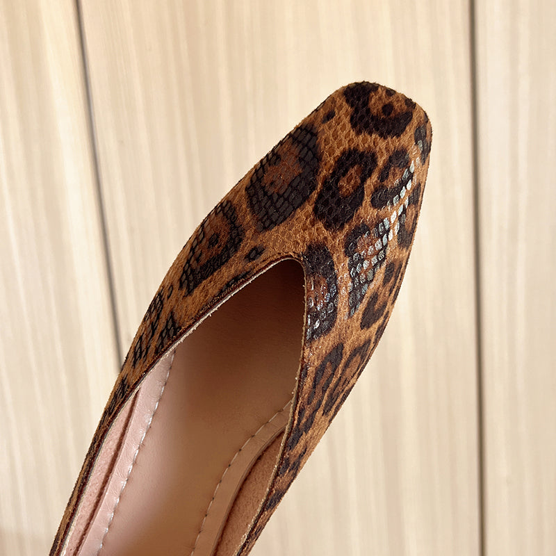 Kensington Leather Ballet Flats - Women's in dark brown