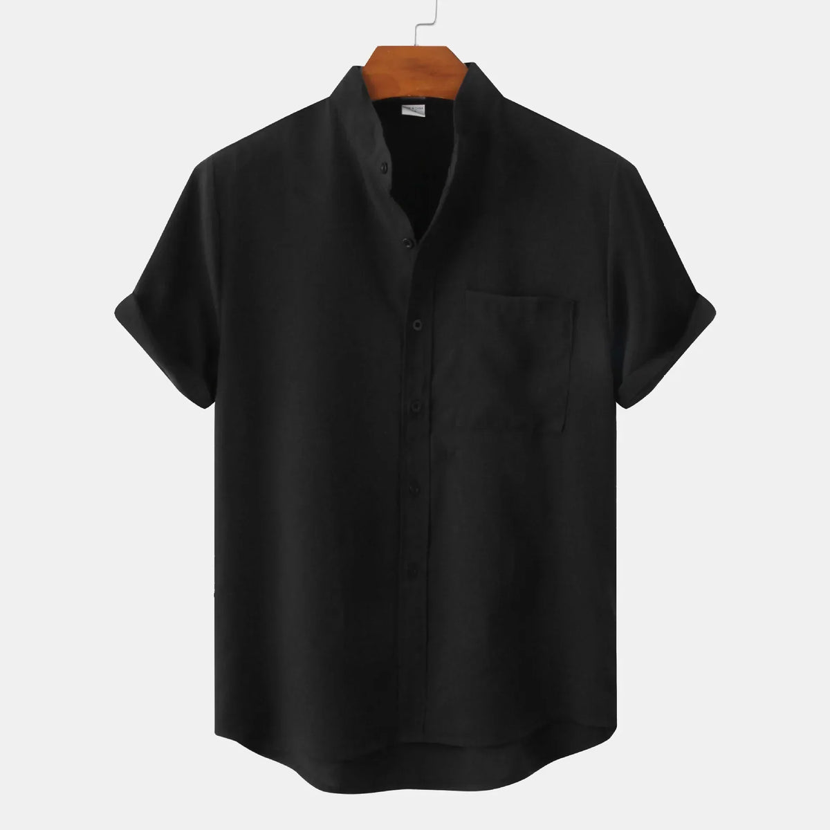 Marcelo Linen Shirt - Men's in black