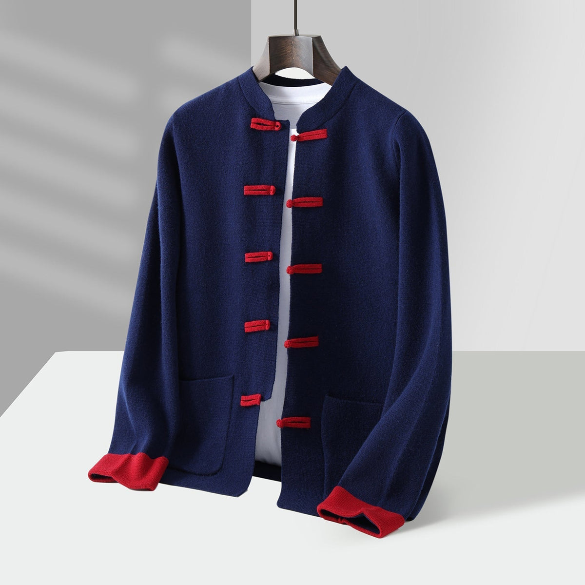 Hadley Cashmere Cardigan - Unisex in navy