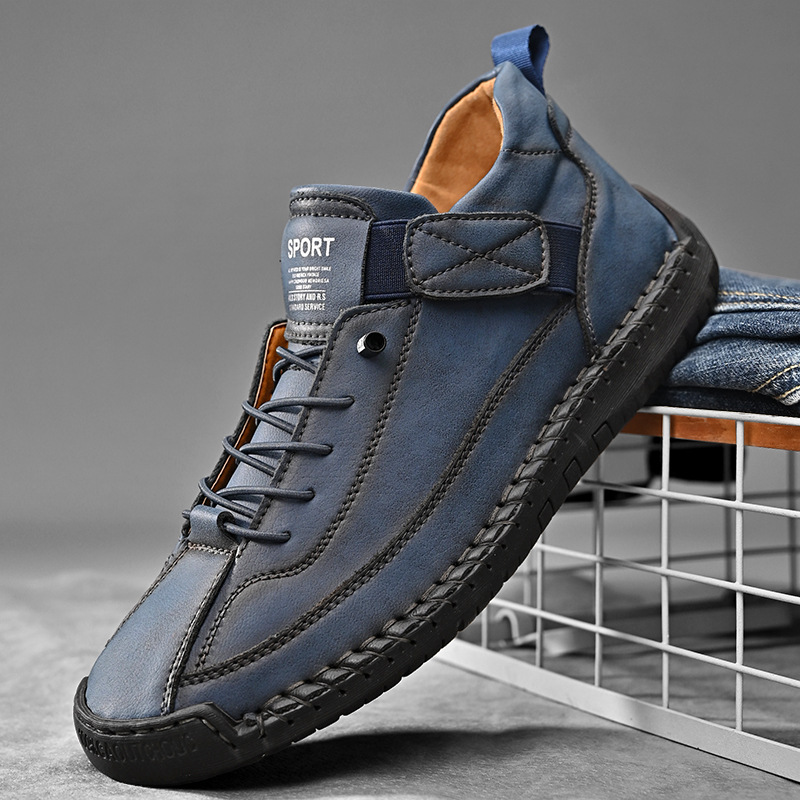 Calder Handmade Leather Sneakers - Men's