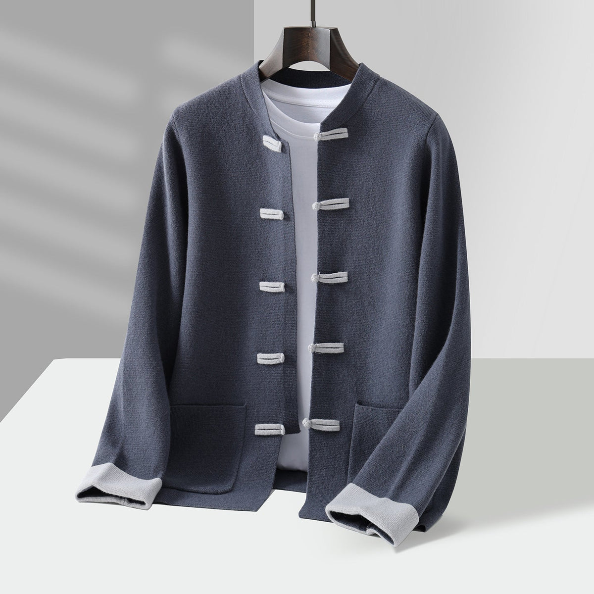 Hadley Cashmere Cardigan - Unisex in navy