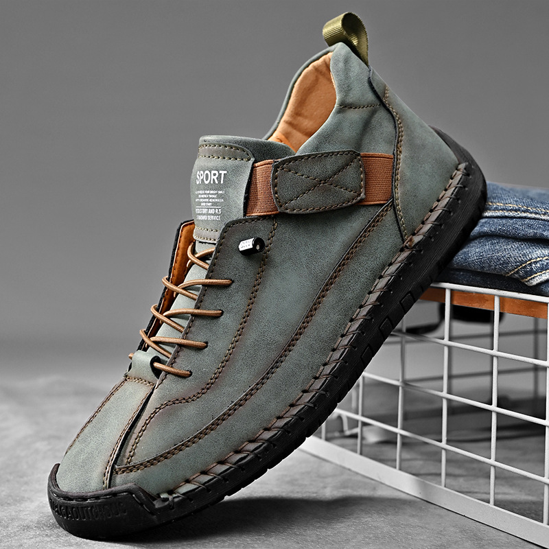 Calder Handmade Leather Sneakers - Men's