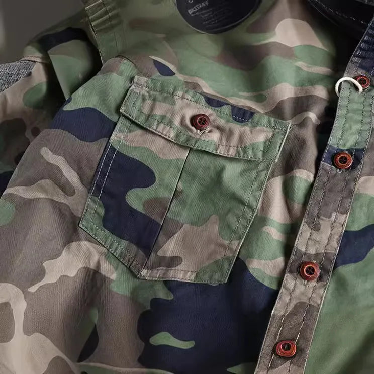 Kellan Camouflage Jacket - Unisex in brown