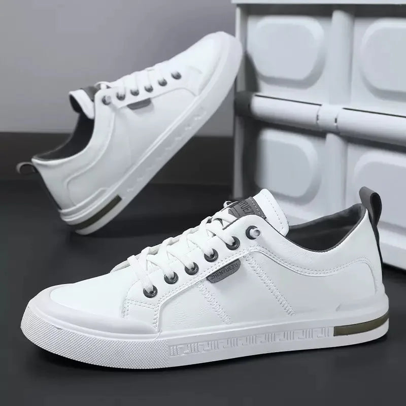 Leather Belnor Sneakers - Men's in brown