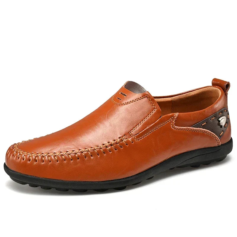 Langley Leather Loafers - Men's in black