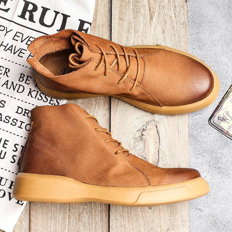 Kingsley Leather Shoes - Men's in brown