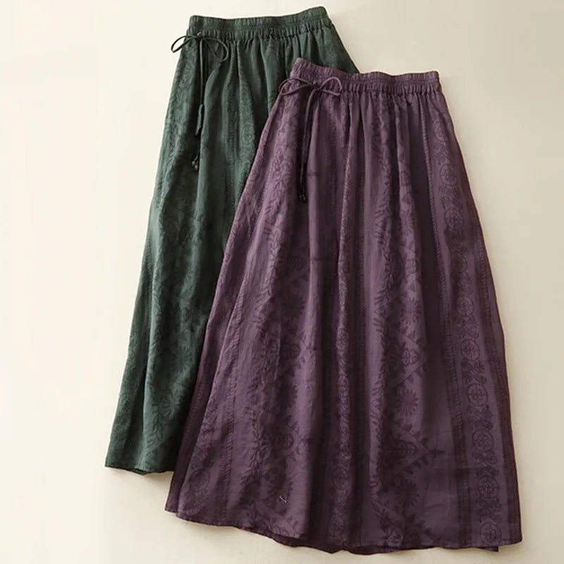 Margaux Floral Skirt - Women's in purple