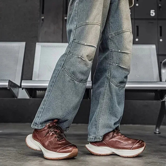 Alverton Leather Sneakers - Men's in brown